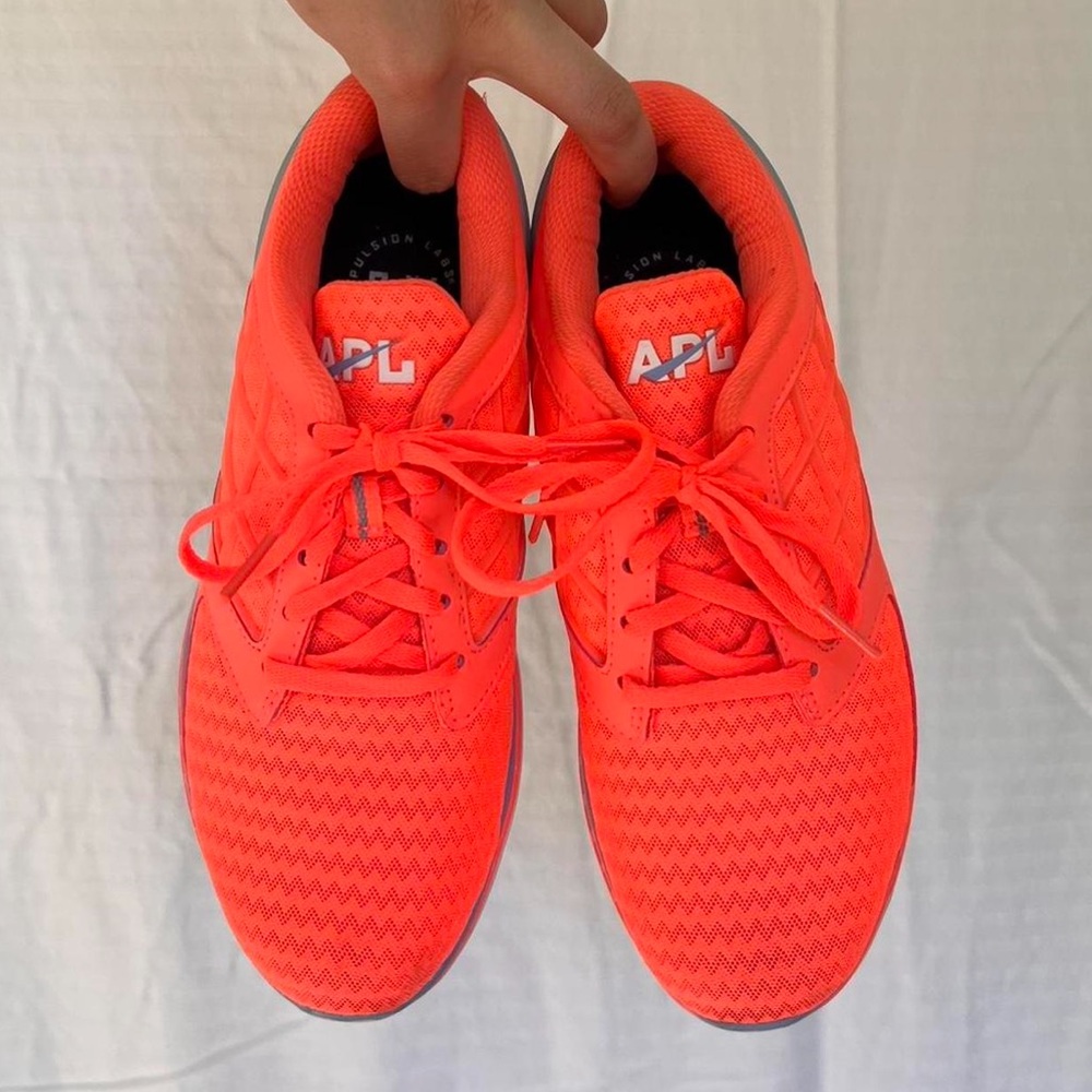 APL Neon Orange Athletic Shoes